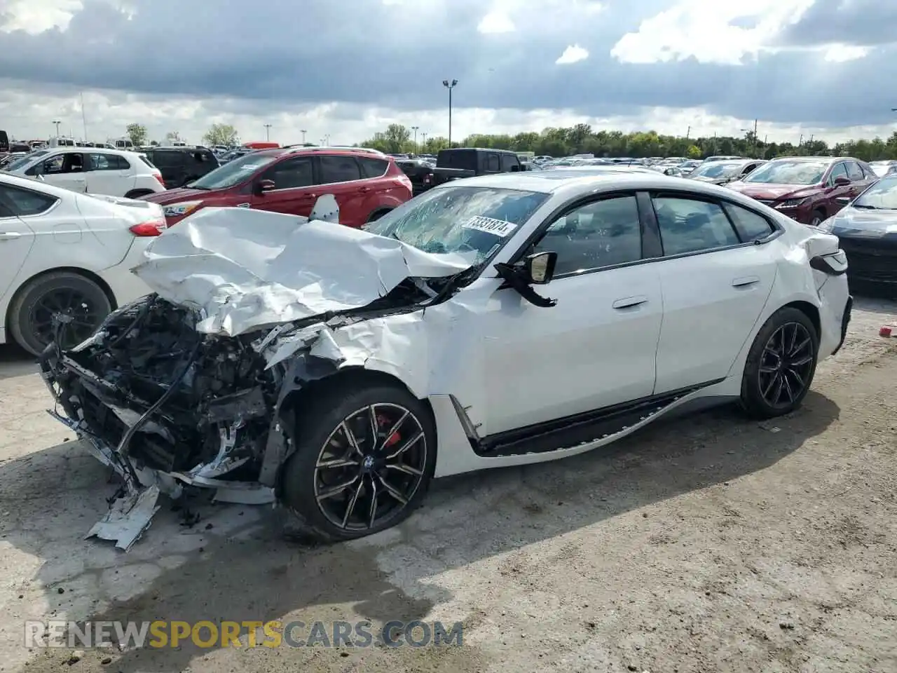 1 Photograph of a damaged car WBA13AW0XPFP16594 BMW M440XI GRA 2023