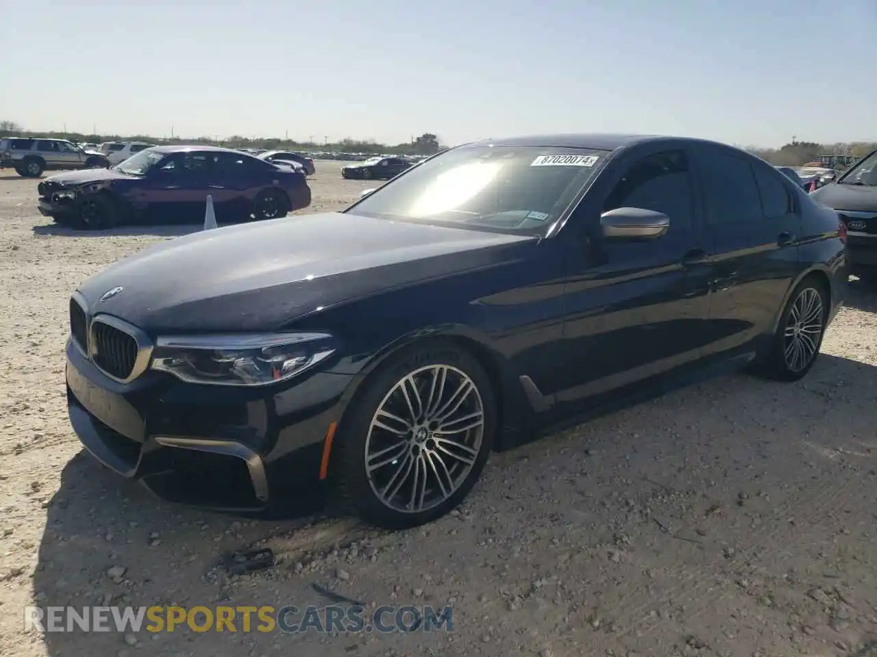 1 Photograph of a damaged car WBAJB9C52KB287646 BMW M5 2019