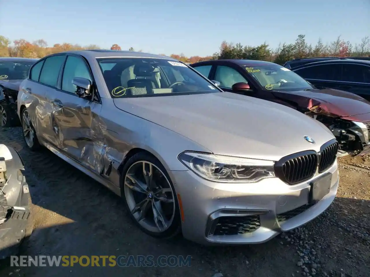 1 Photograph of a damaged car WBAJB9C52KB464647 BMW M5 2019