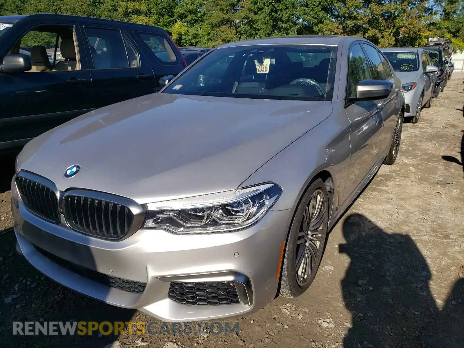 2 fotografías del automóvil dañado WBAJB9C53KB465080 BMW M5 2019