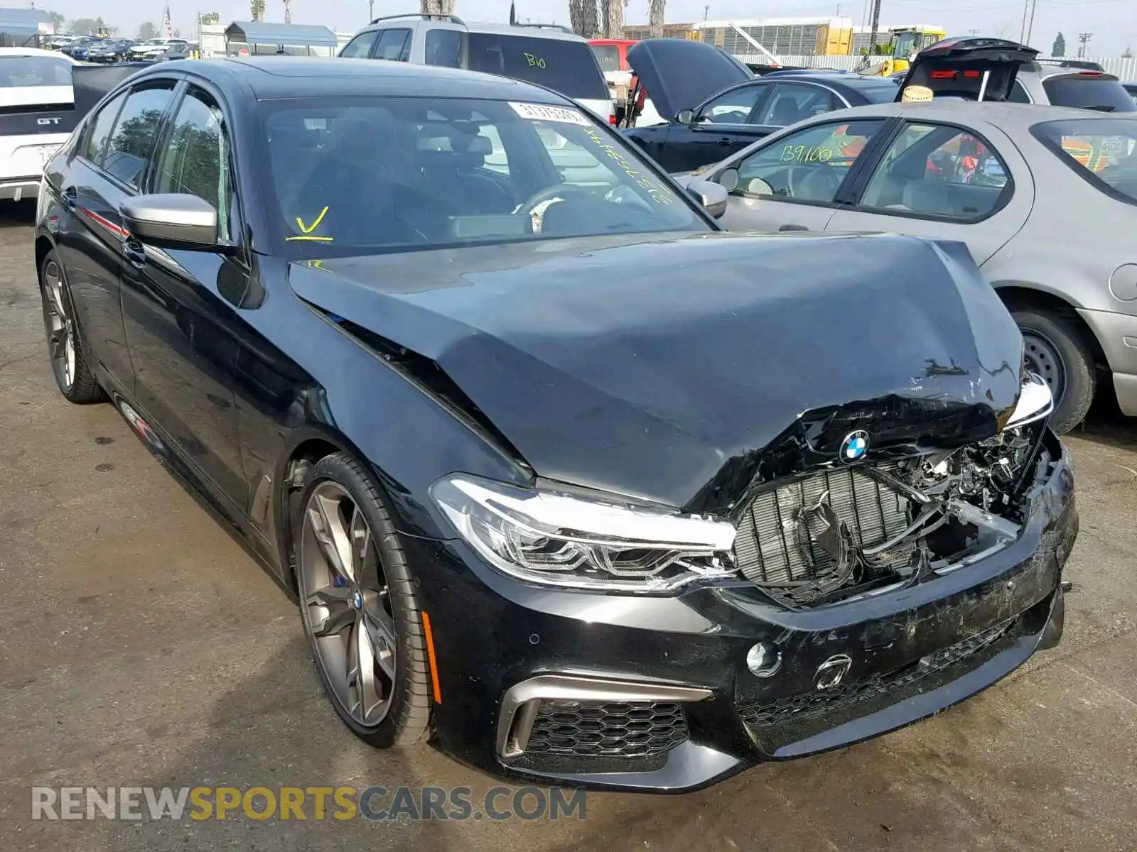 1 Photograph of a damaged car WBAJB9C55KB288032 BMW M5 2019