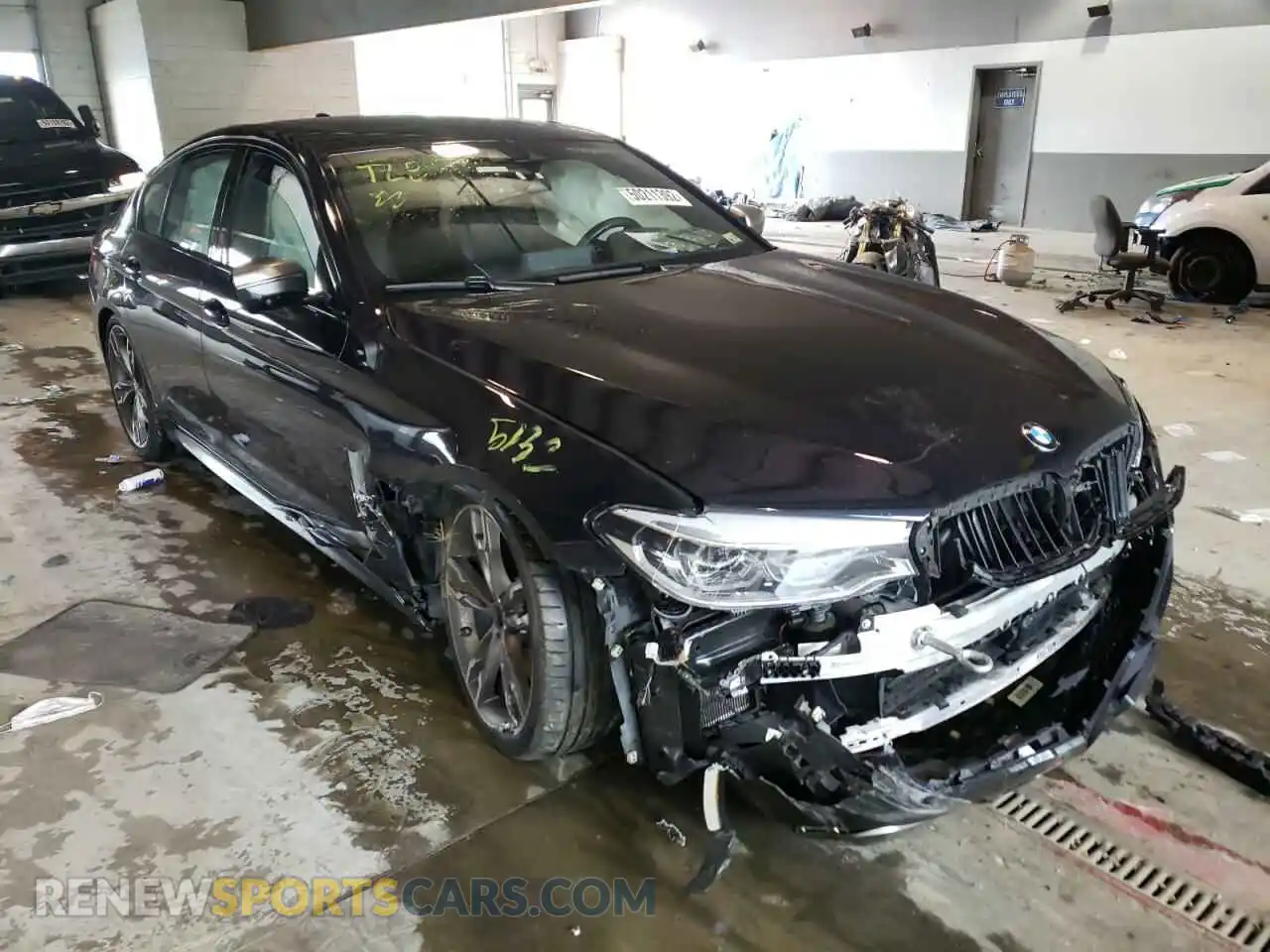 1 Photograph of a damaged car WBAJB9C56KB288508 BMW M5 2019