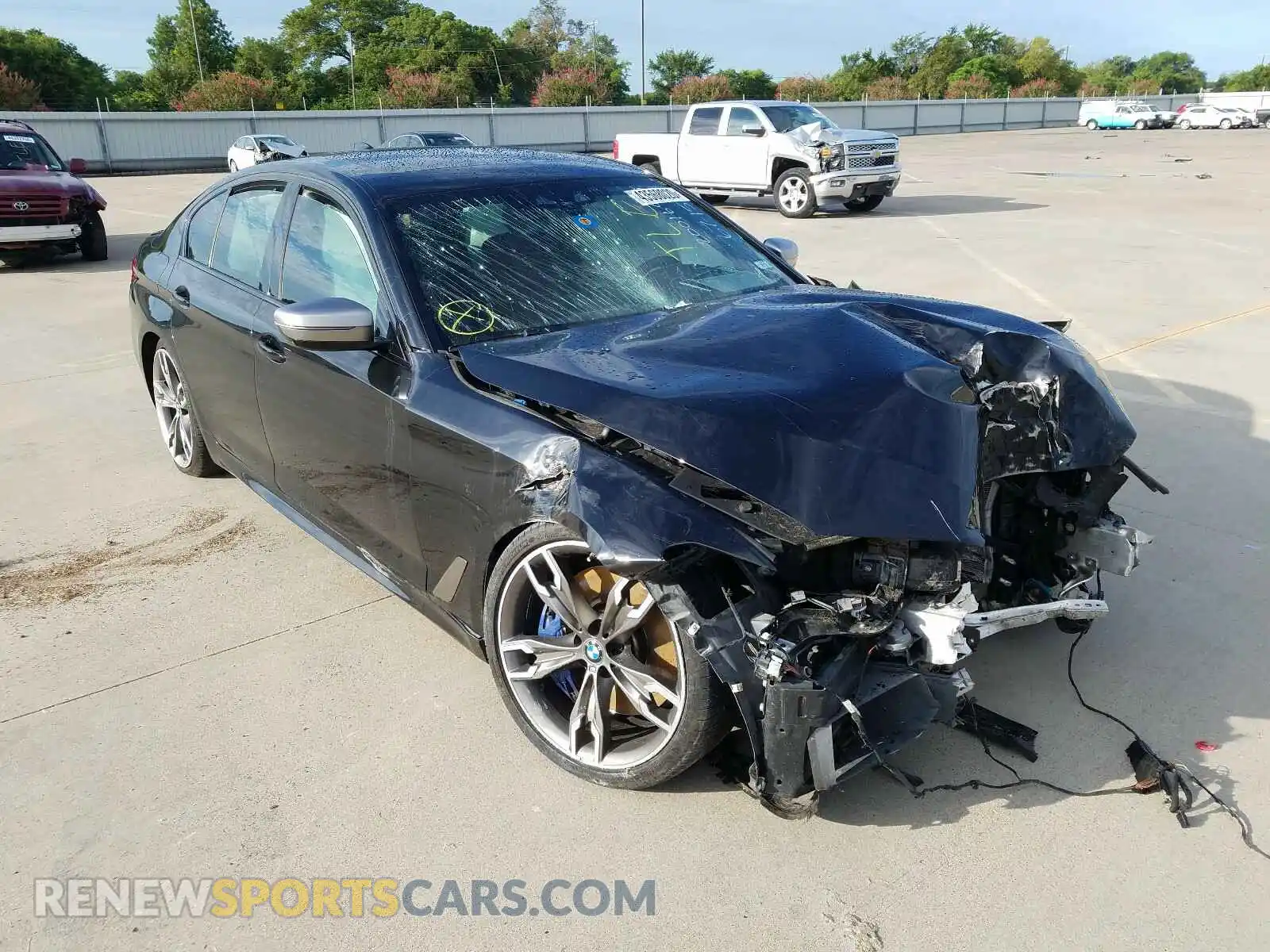 1 Photograph of a damaged car WBAJB9C58KB287764 BMW M5 2019