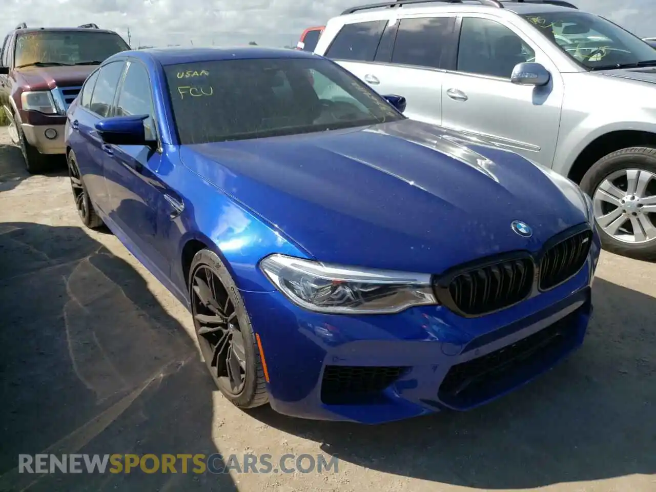 1 fotografías del automóvil dañado WBSJF0C50KB284286 BMW M5 2019