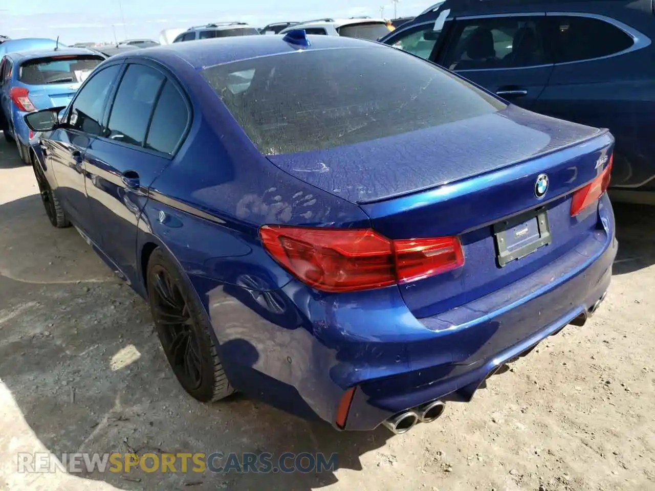 3 fotografías del automóvil dañado WBSJF0C50KB284286 BMW M5 2019