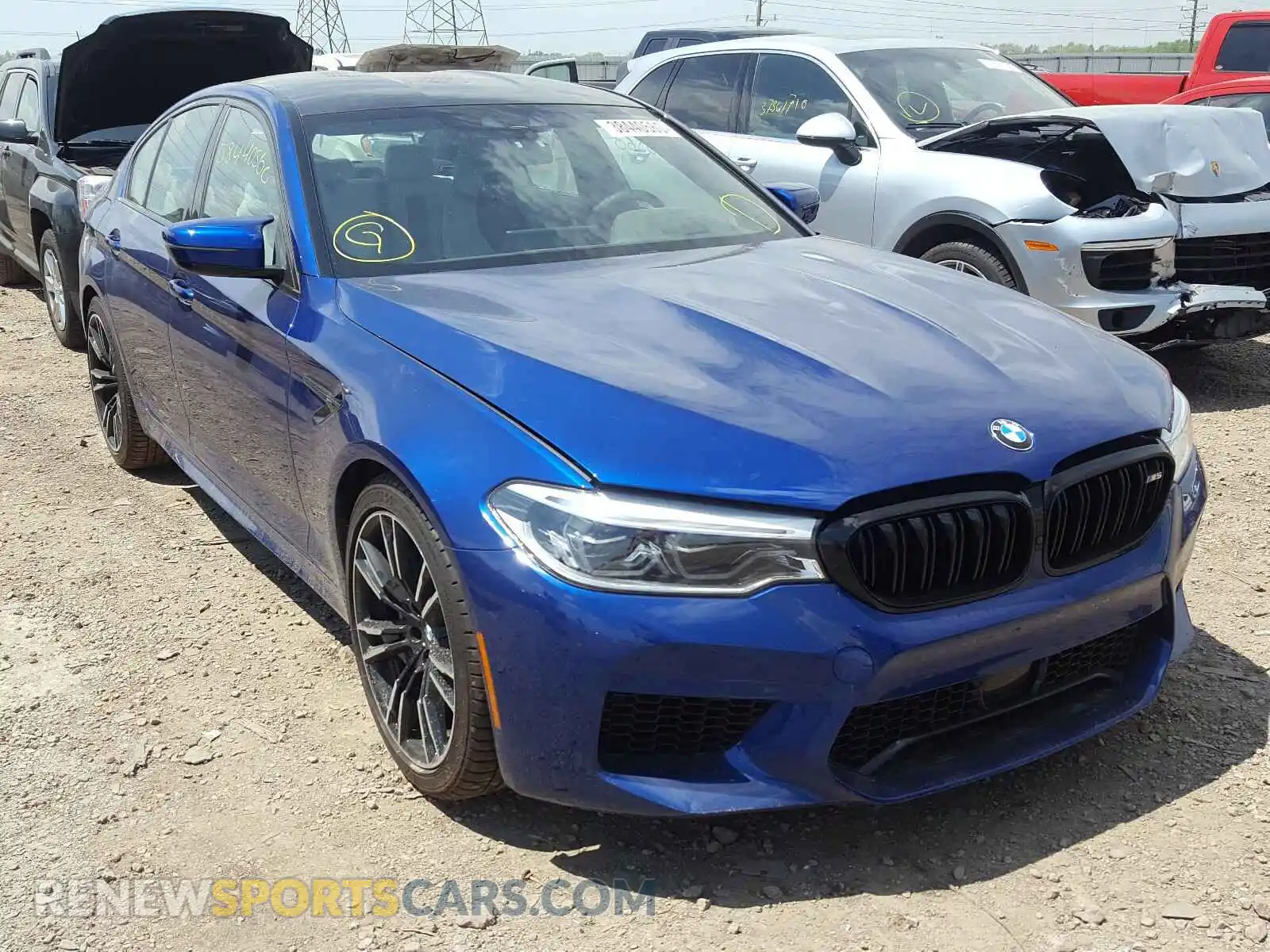 1 Photograph of a damaged car WBSJF0C50KB447647 BMW M5 2019
