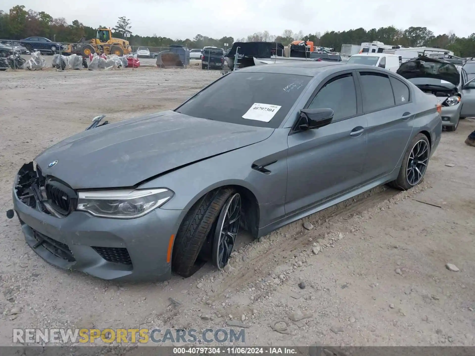 2 fotografías del automóvil dañado WBSJF0C51KB447320 BMW M5 2019