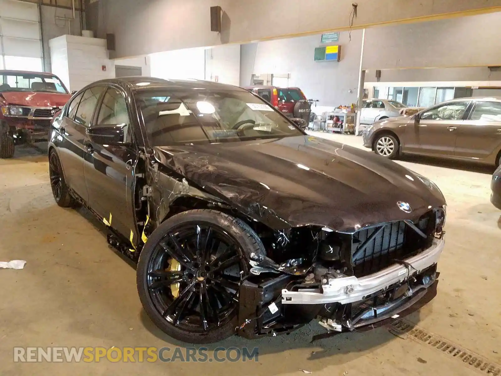 1 Photograph of a damaged car WBSJF0C51KB448287 BMW M5 2019