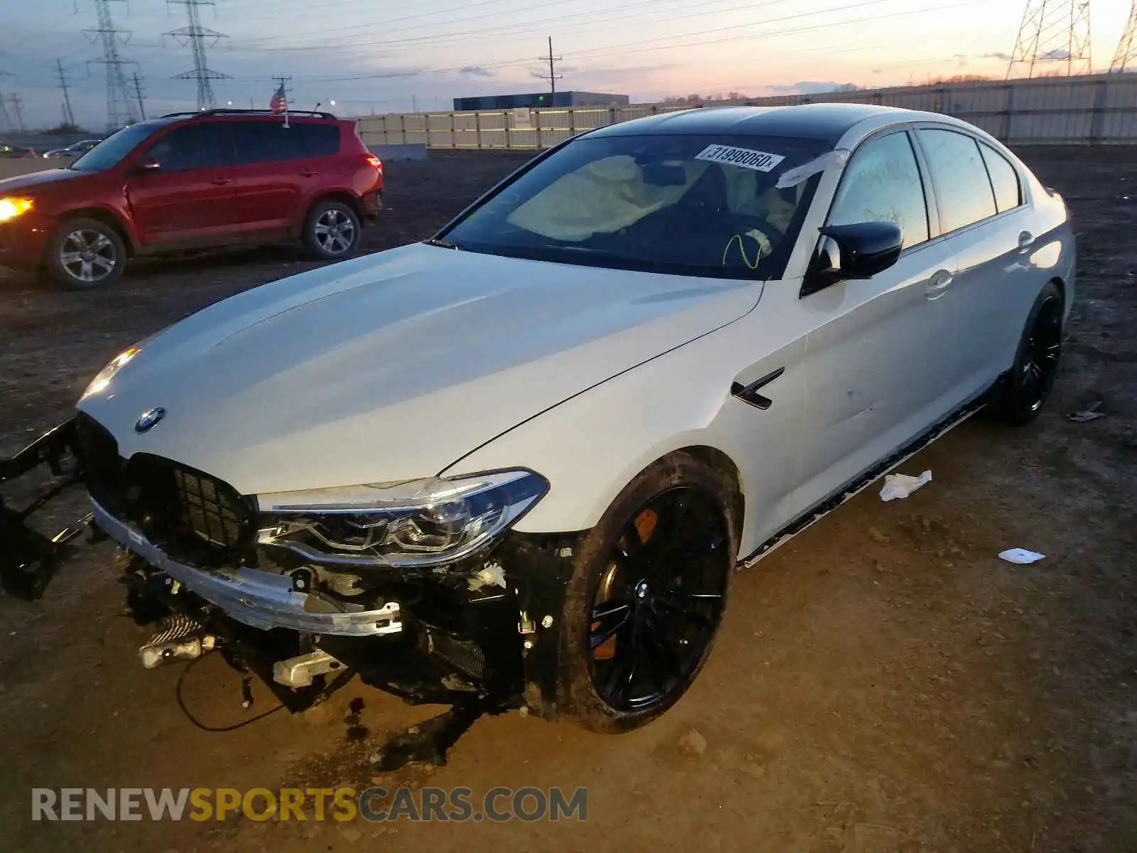 2 Photograph of a damaged car WBSJF0C52KB285942 BMW M5 2019