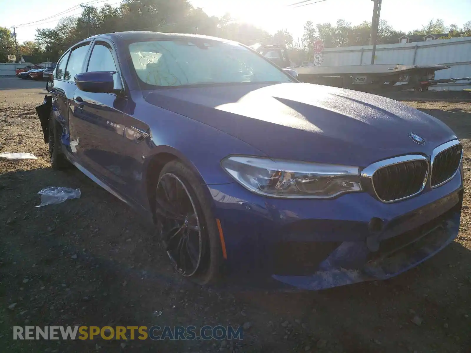 1 Photograph of a damaged car WBSJF0C52KB447195 BMW M5 2019