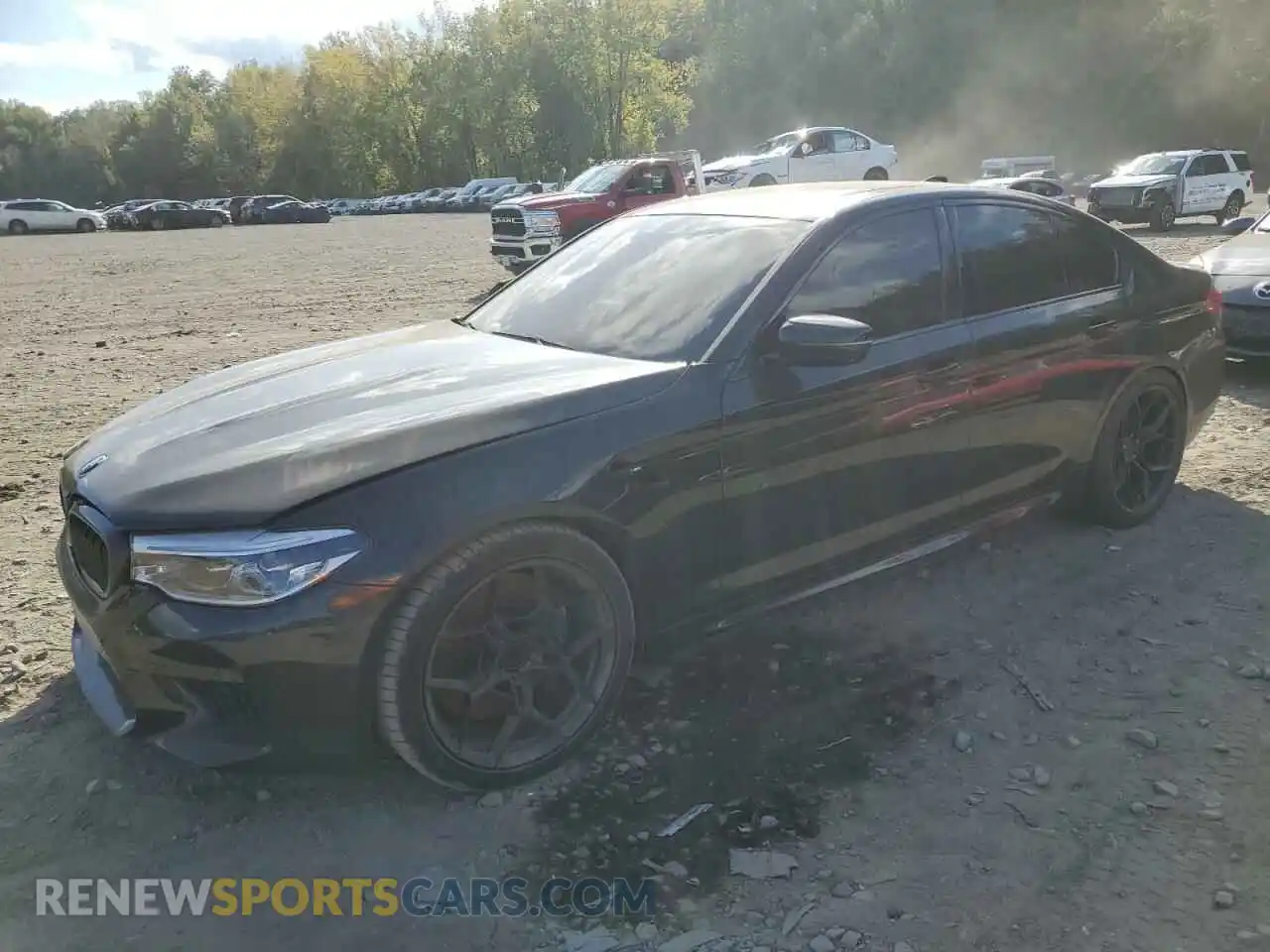 1 fotografías del automóvil dañado WBSJF0C52KB448475 BMW M5 2019