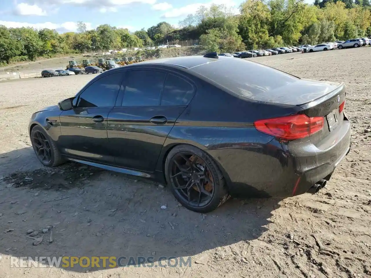 2 fotografías del automóvil dañado WBSJF0C52KB448475 BMW M5 2019