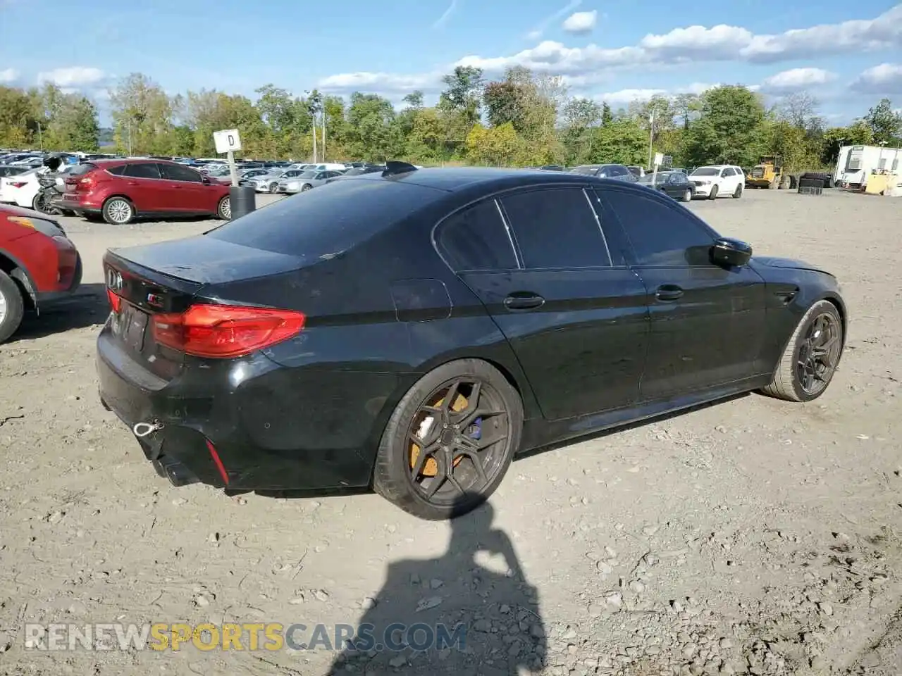 3 fotografías del automóvil dañado WBSJF0C52KB448475 BMW M5 2019