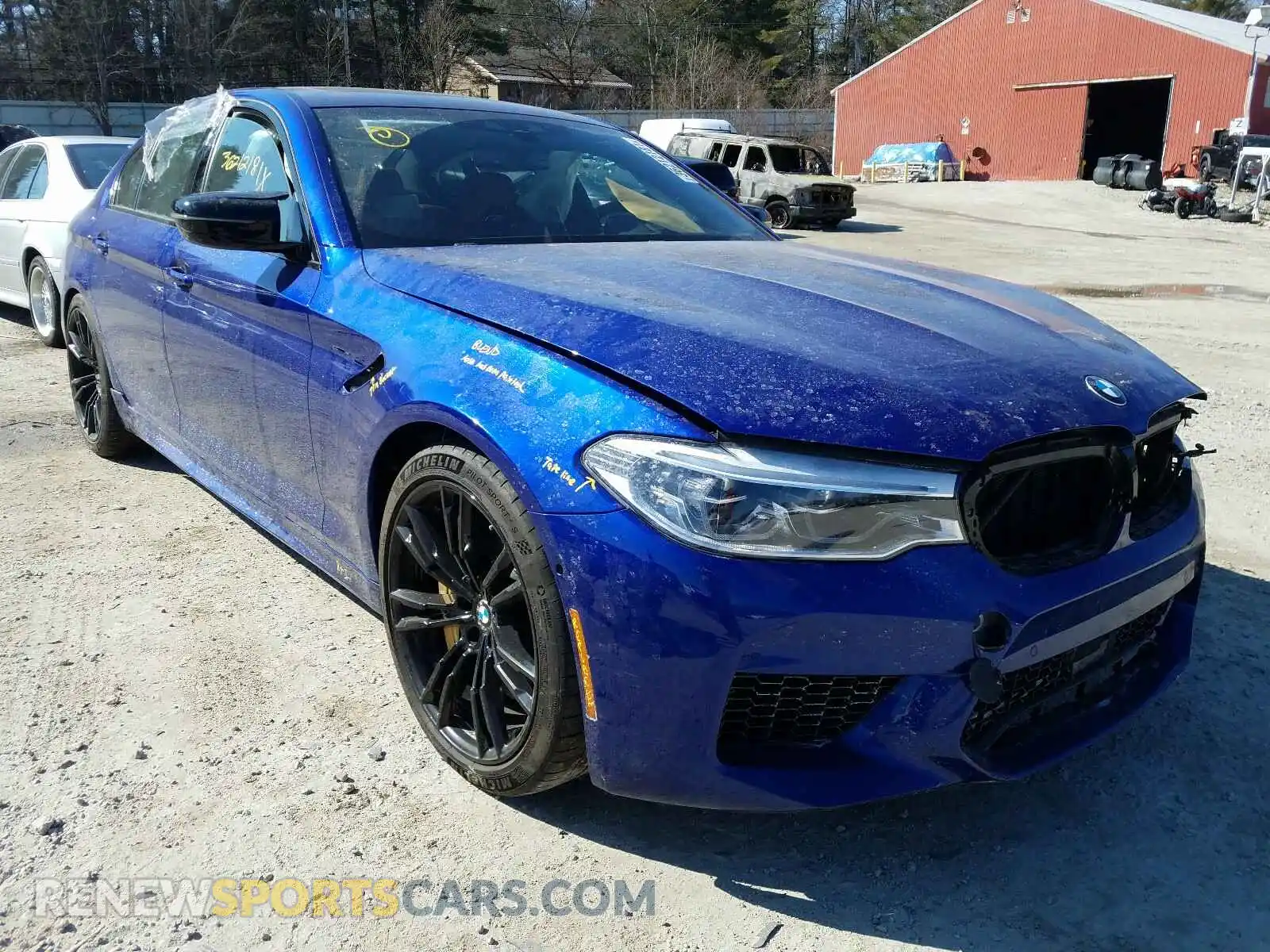 1 Photograph of a damaged car WBSJF0C53KB446931 BMW M5 2019