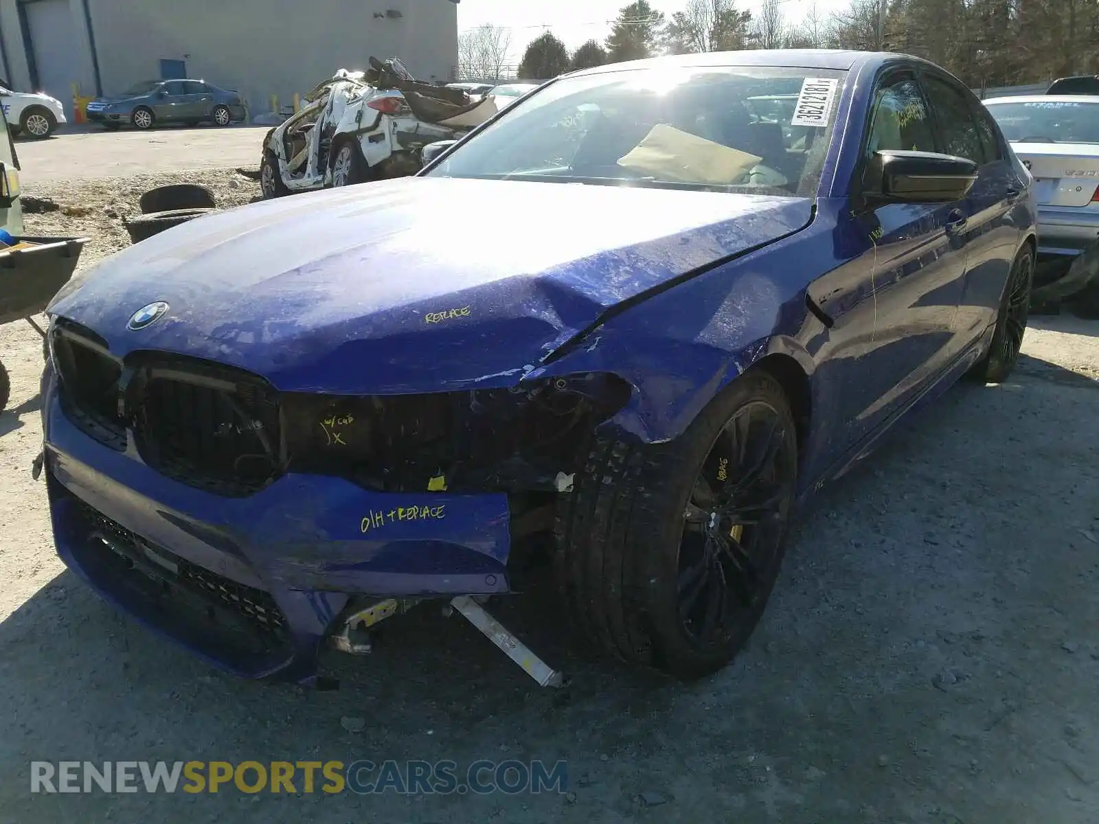 2 Photograph of a damaged car WBSJF0C53KB446931 BMW M5 2019