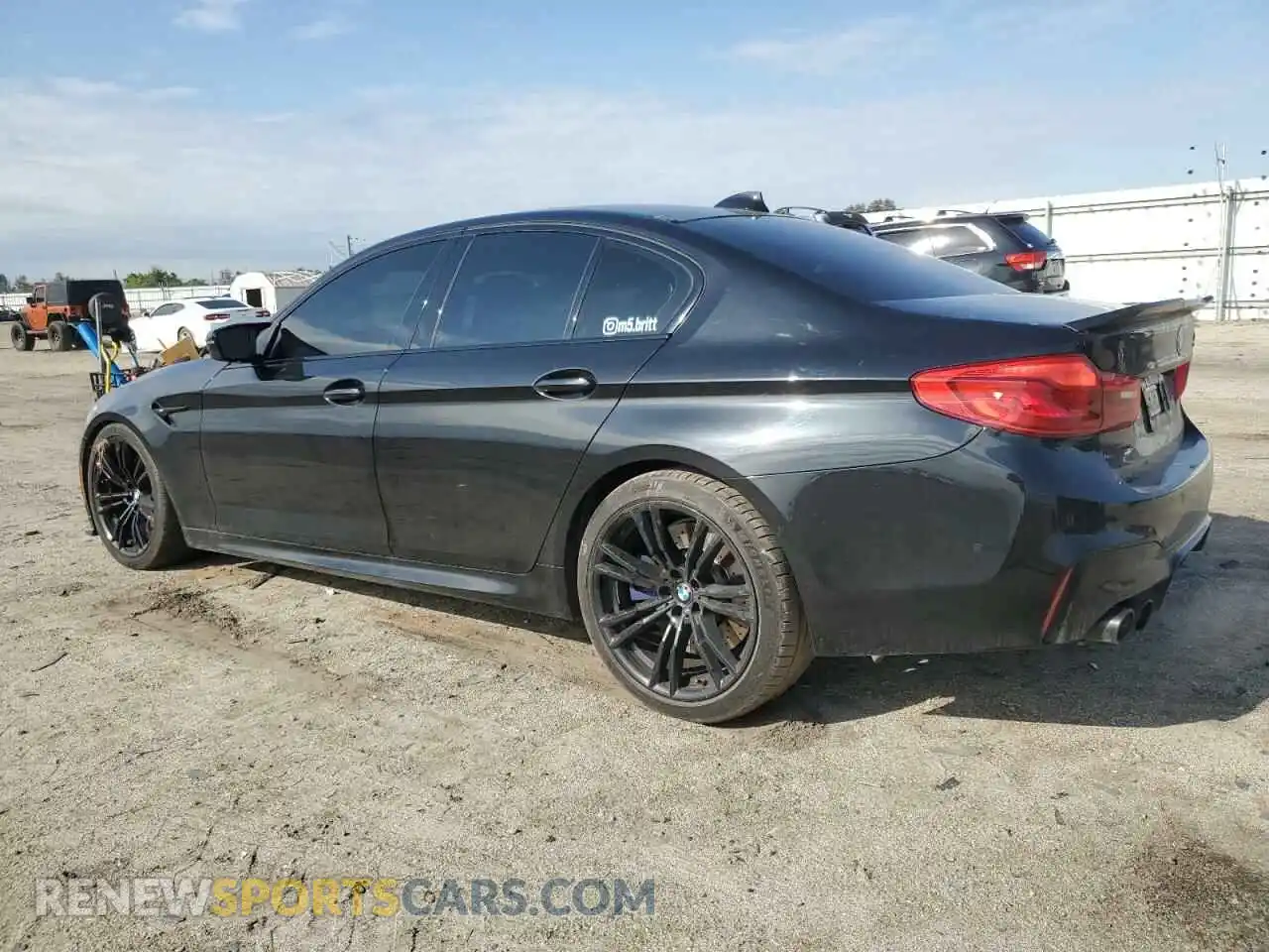 2 fotografías del automóvil dañado WBSJF0C53KB447108 BMW M5 2019