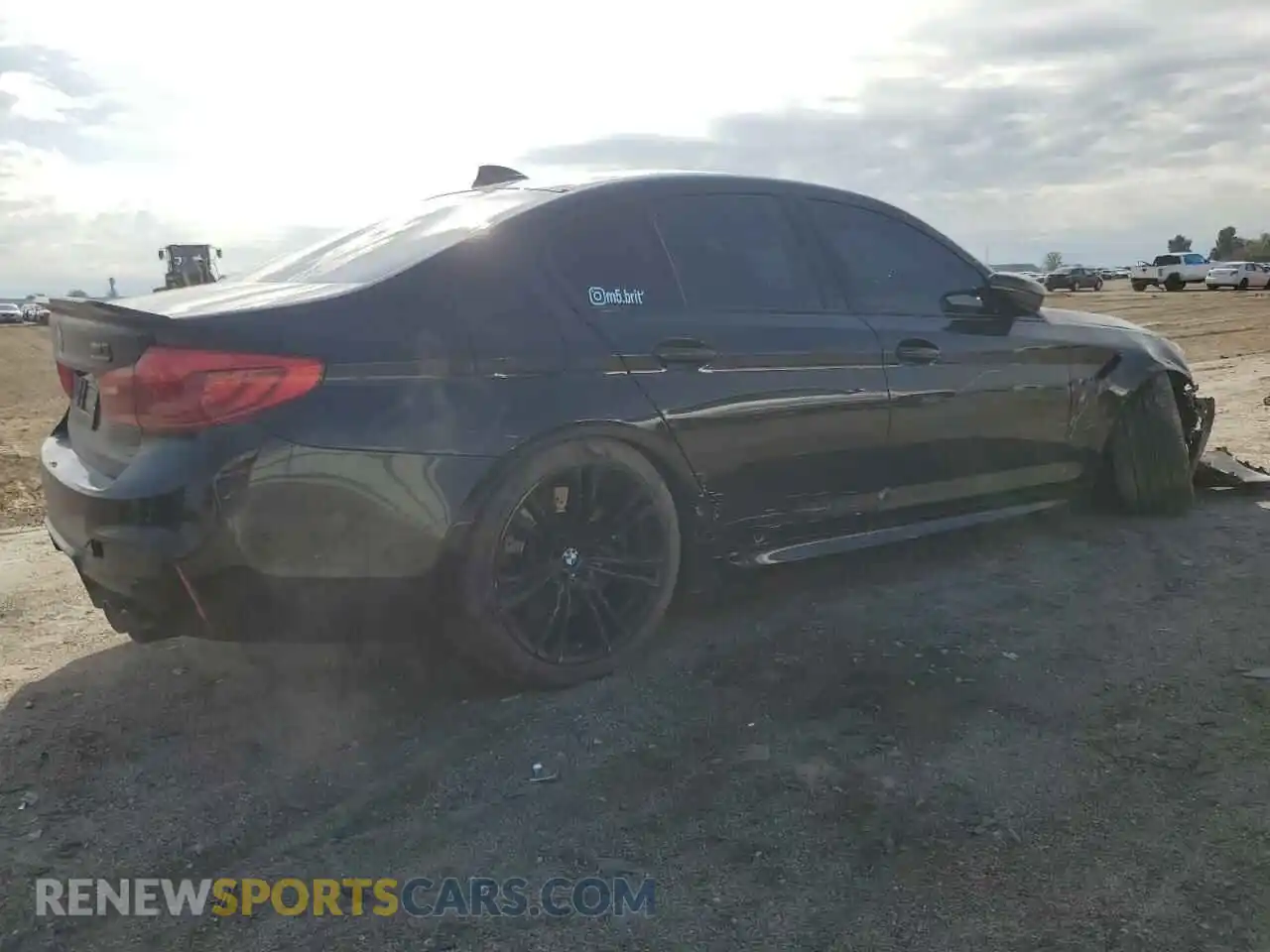 3 fotografías del automóvil dañado WBSJF0C53KB447108 BMW M5 2019