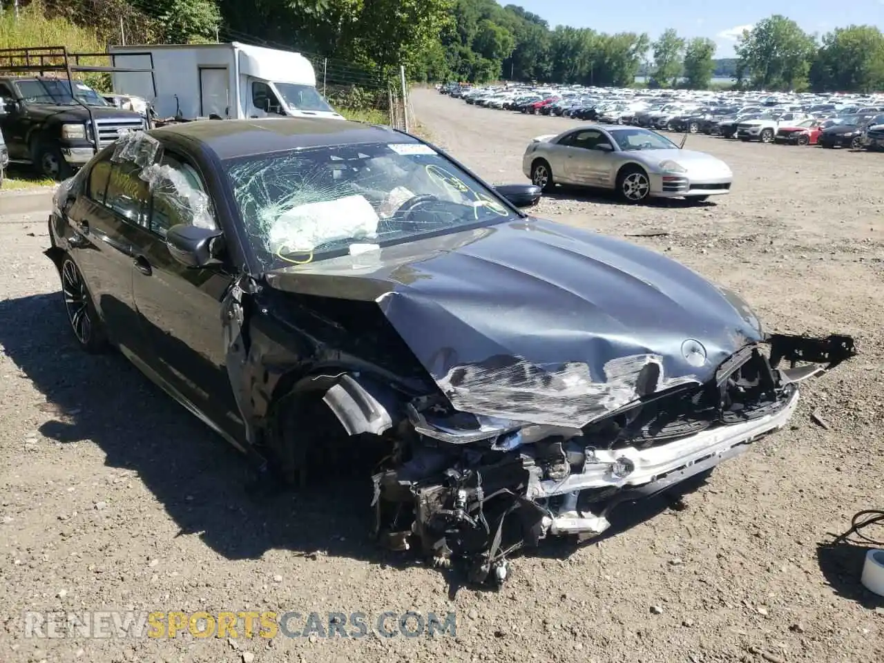 1 Photograph of a damaged car WBSJF0C54KB284551 BMW M5 2019