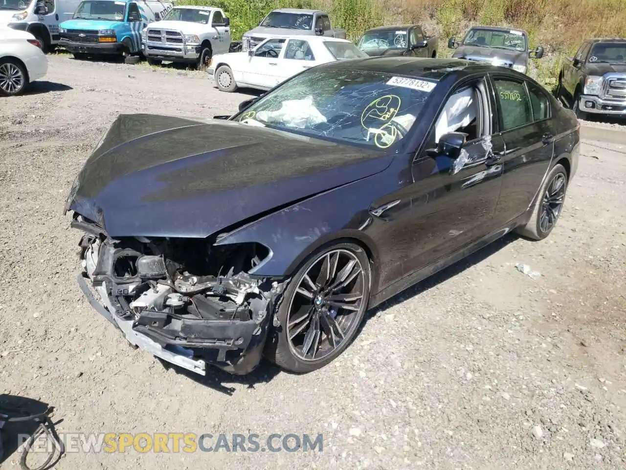 2 Photograph of a damaged car WBSJF0C54KB284551 BMW M5 2019