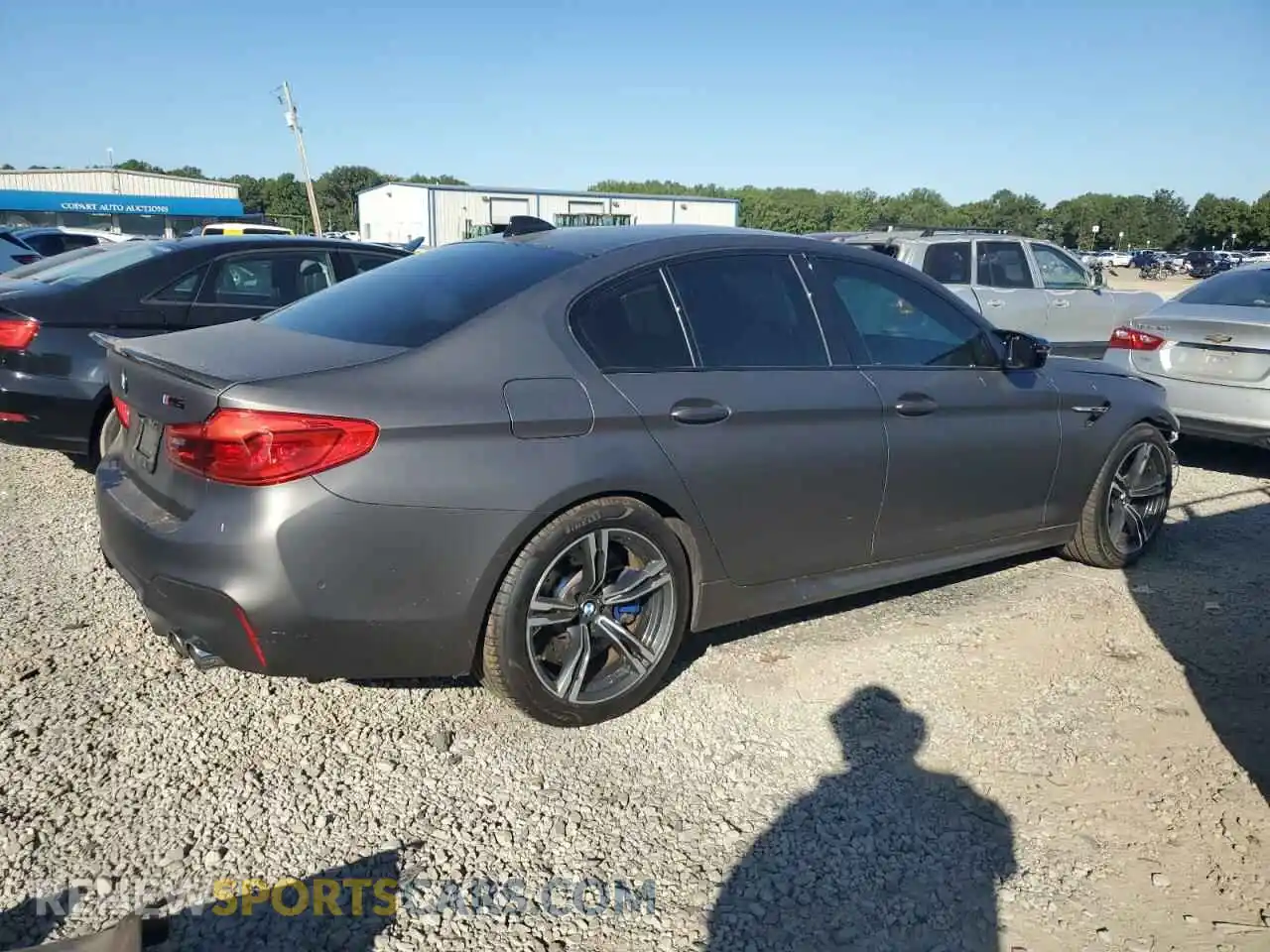 3 fotografías del automóvil dañado WBSJF0C54KB284842 BMW M5 2019