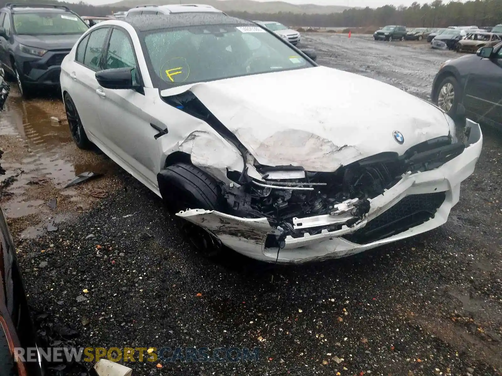 1 Photograph of a damaged car WBSJF0C54KB285943 BMW M5 2019