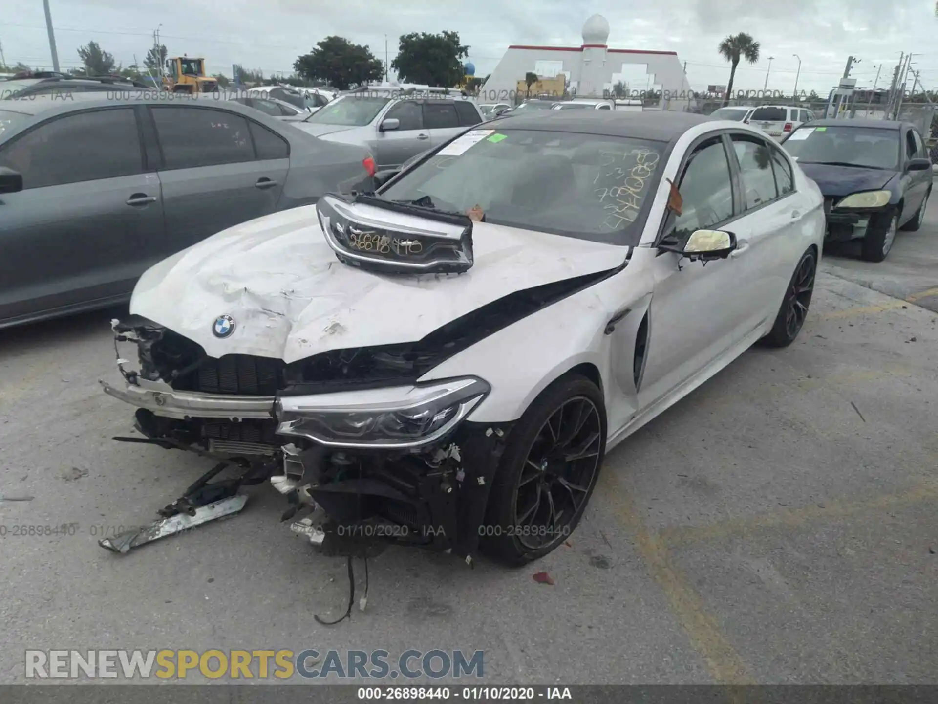 2 Photograph of a damaged car WBSJF0C54KB447005 BMW M5 2019