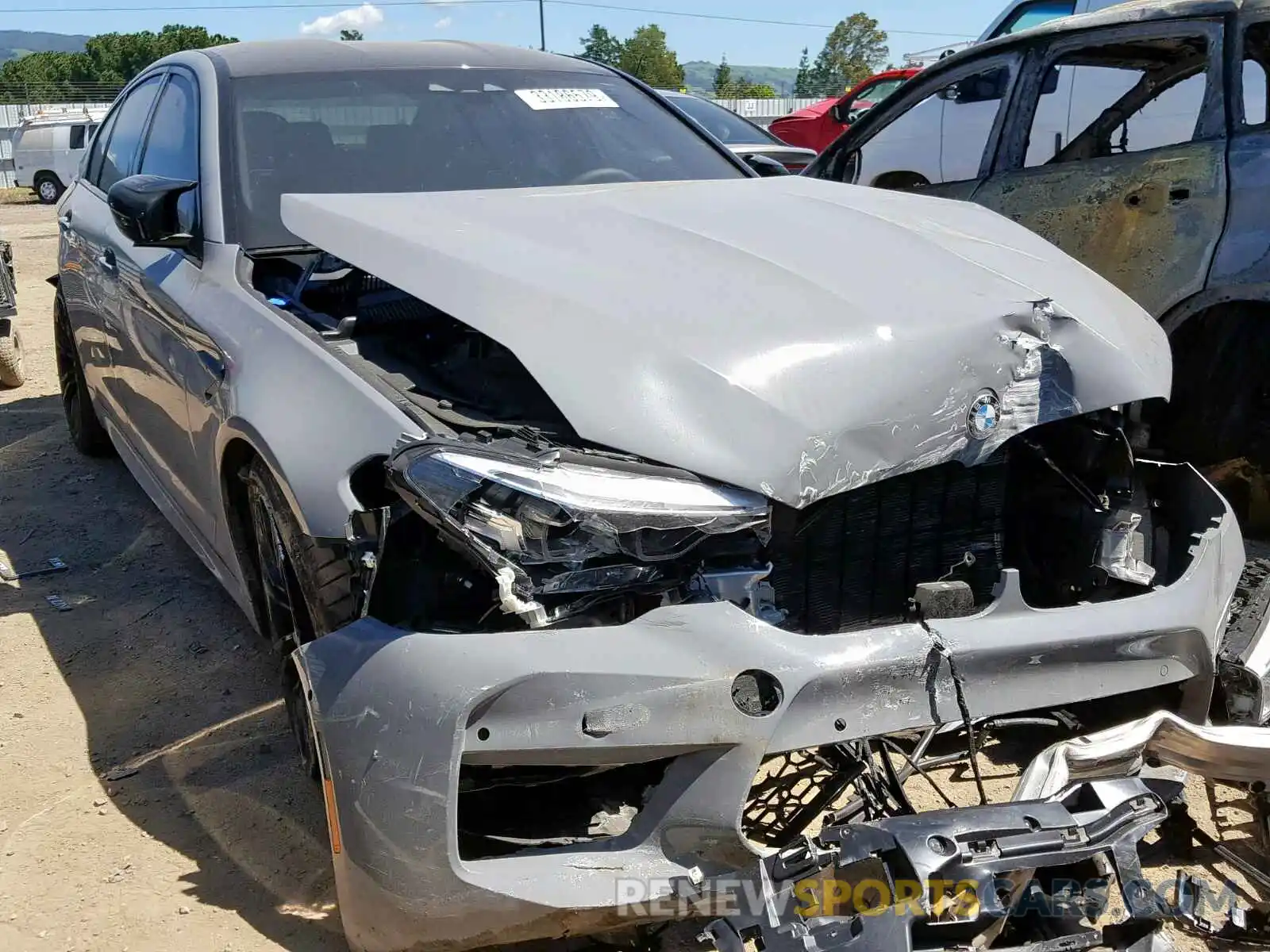 1 Photograph of a damaged car WBSJF0C55KB446980 BMW M5 2019