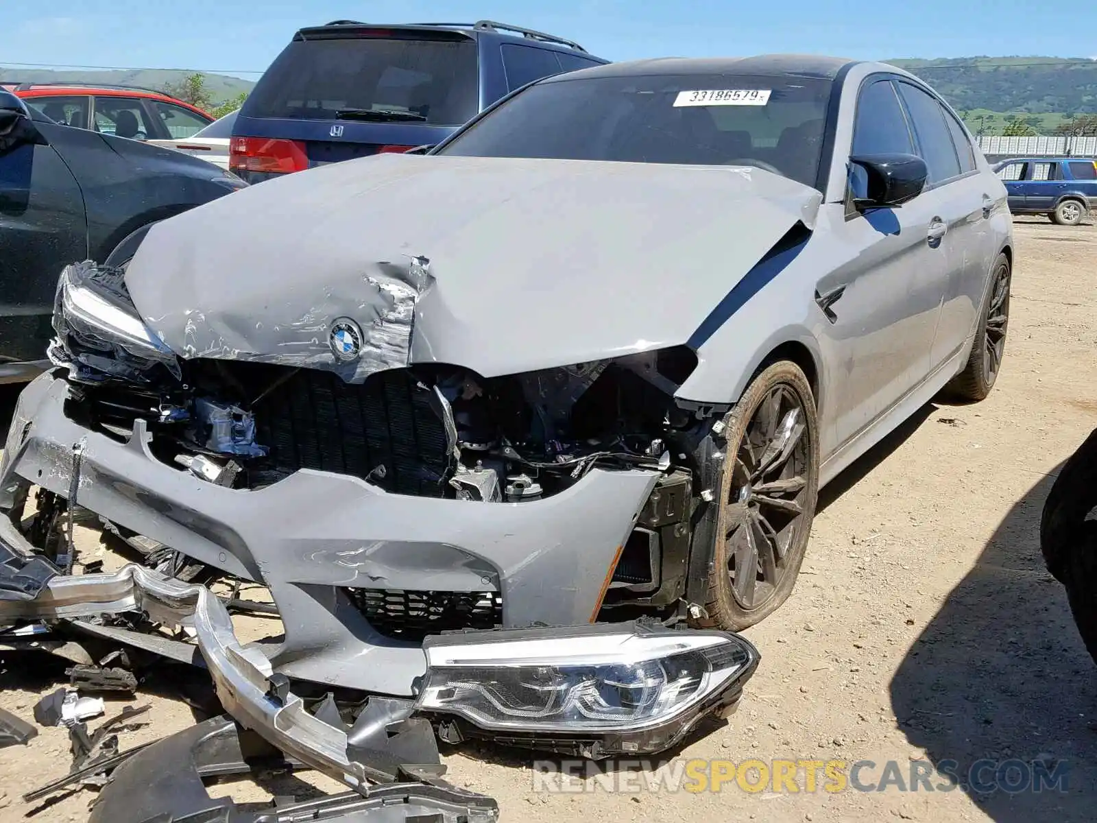 2 Photograph of a damaged car WBSJF0C55KB446980 BMW M5 2019