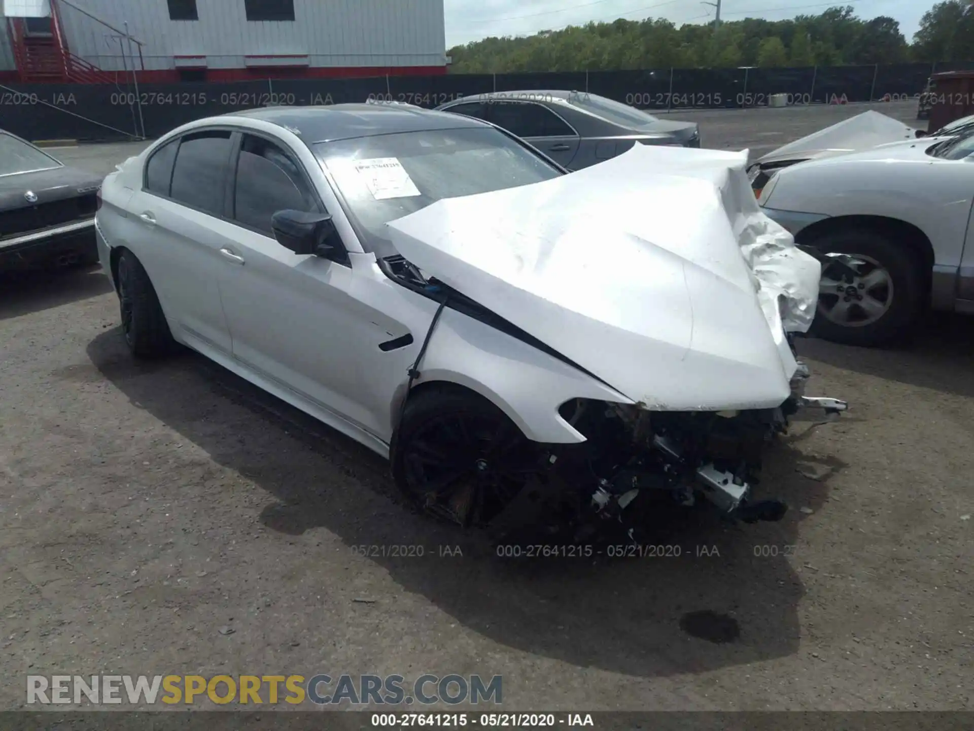 1 Photograph of a damaged car WBSJF0C55KB447496 BMW M5 2019