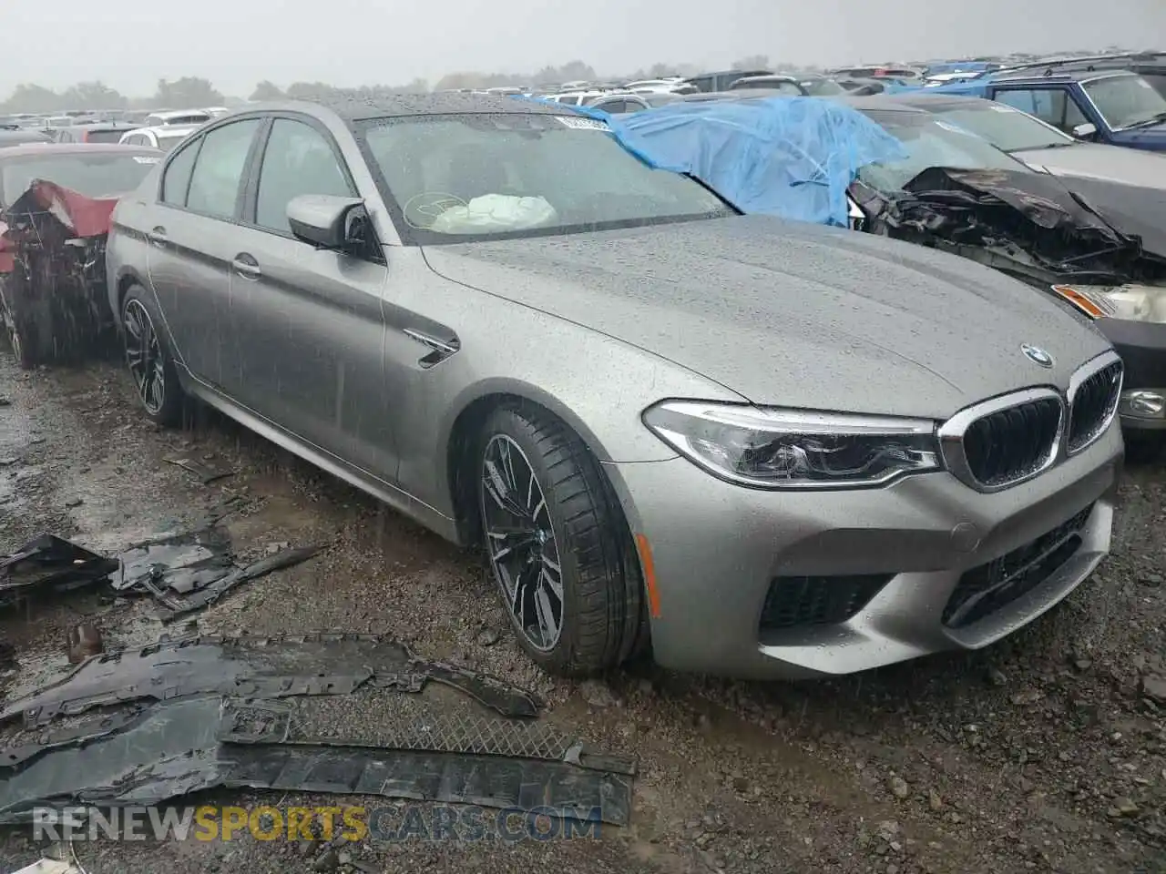 1 fotografías del automóvil dañado WBSJF0C55KB448342 BMW M5 2019
