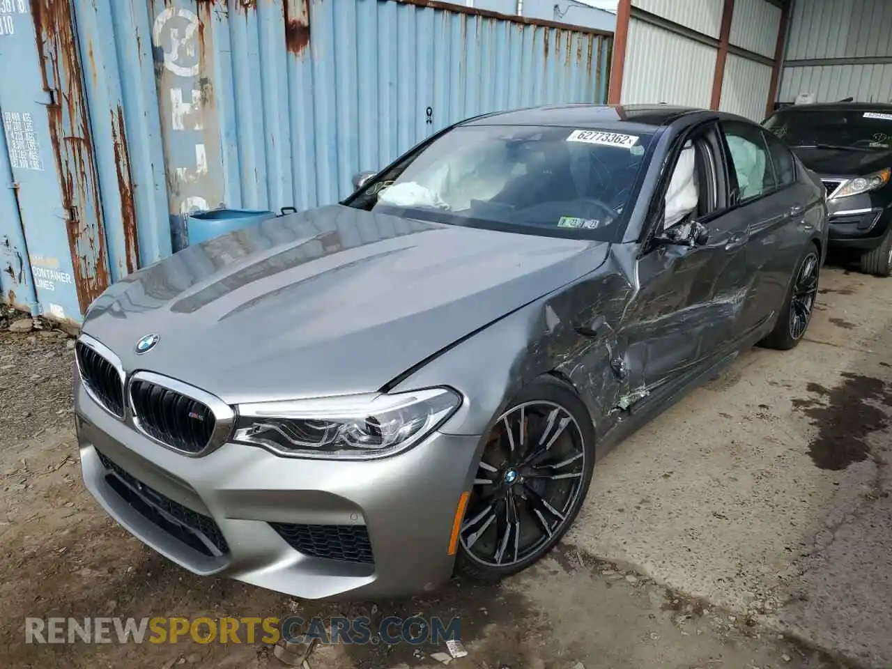 2 fotografías del automóvil dañado WBSJF0C55KB448342 BMW M5 2019