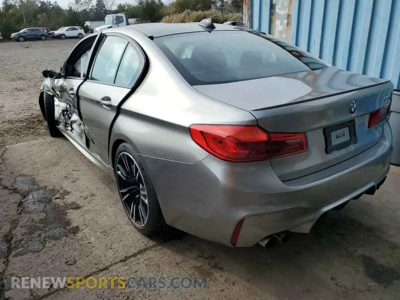 3 fotografías del automóvil dañado WBSJF0C55KB448342 BMW M5 2019
