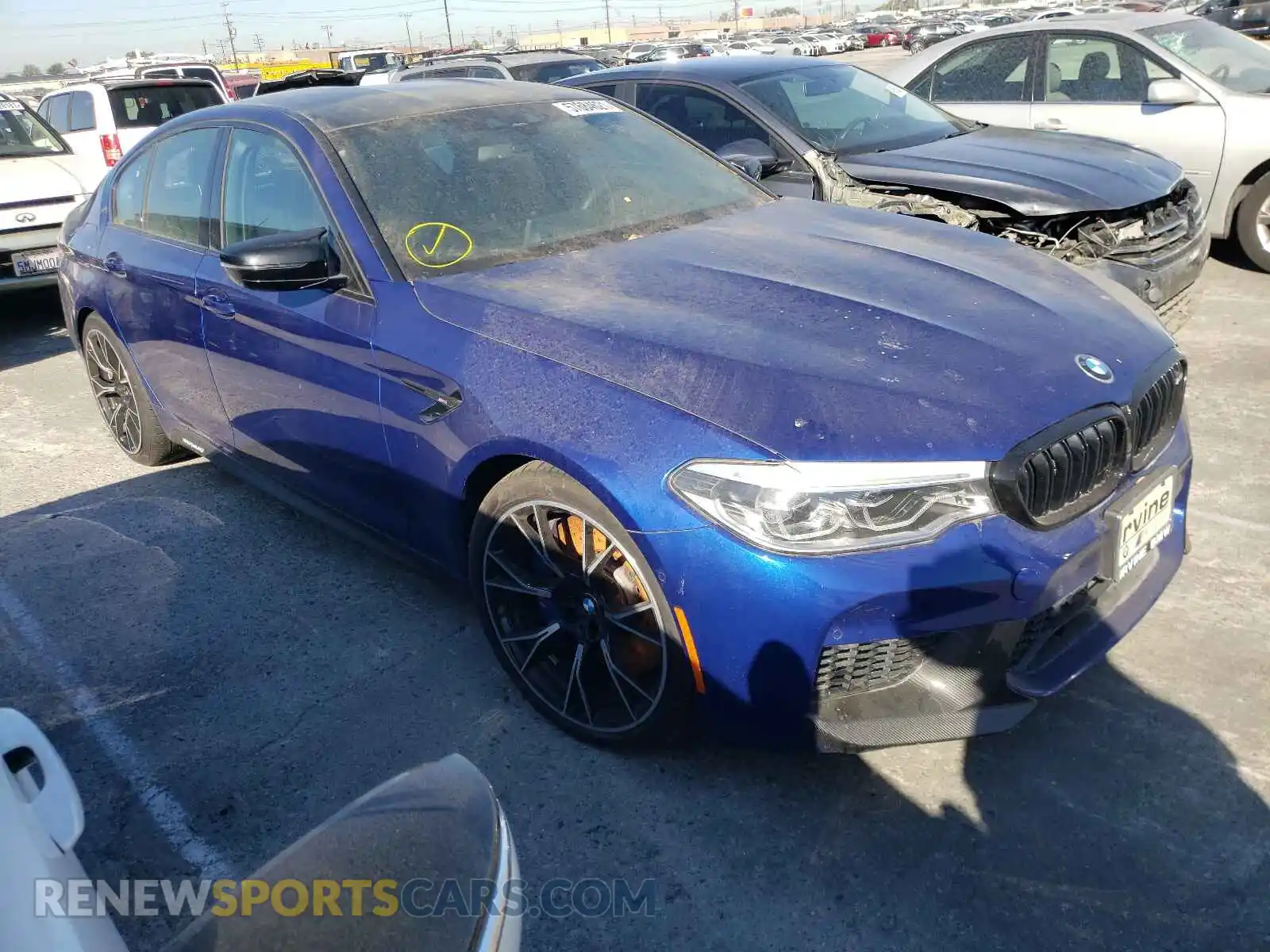 1 Photograph of a damaged car WBSJF0C56KB447507 BMW M5 2019