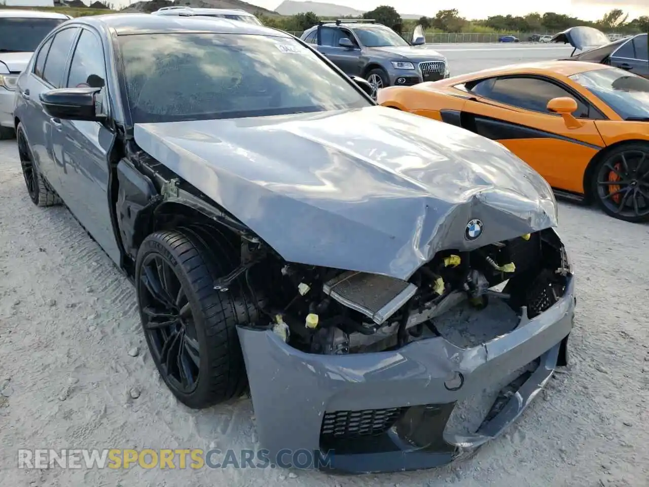 1 Photograph of a damaged car WBSJF0C57KB284415 BMW M5 2019