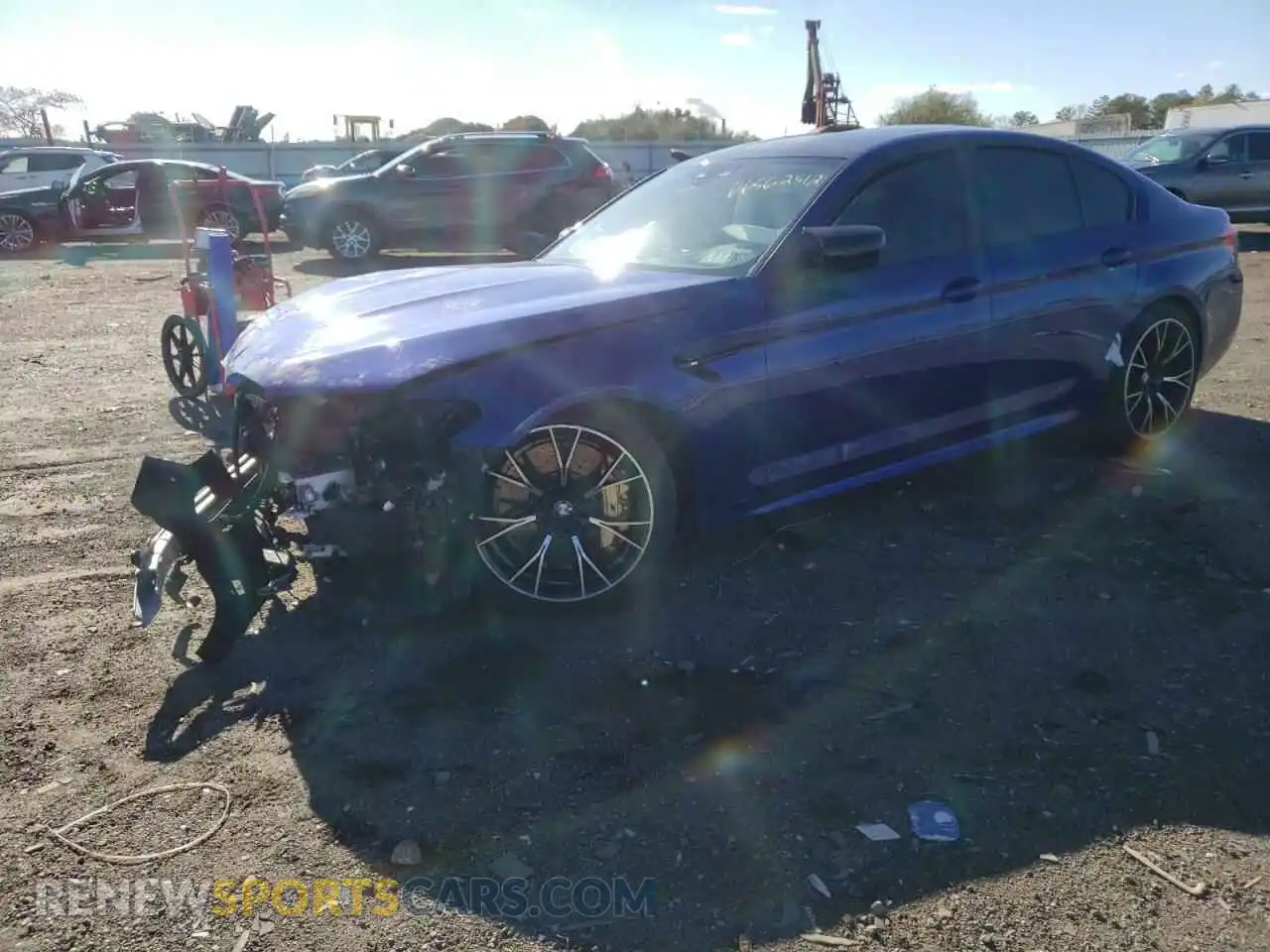1 Photograph of a damaged car WBSJF0C57KB284687 BMW M5 2019
