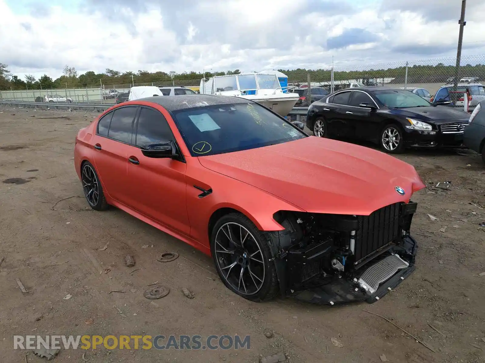 1 Photograph of a damaged car WBSJF0C57KB285709 BMW M5 2019