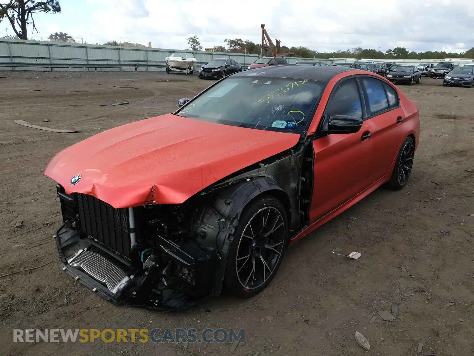 2 Photograph of a damaged car WBSJF0C57KB285709 BMW M5 2019