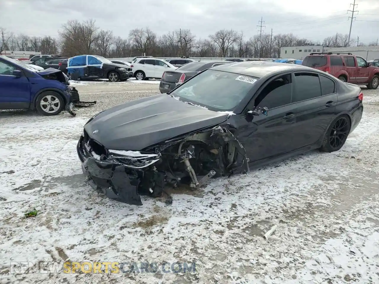 1 Photograph of a damaged car WBSJF0C57KB285886 BMW M5 2019