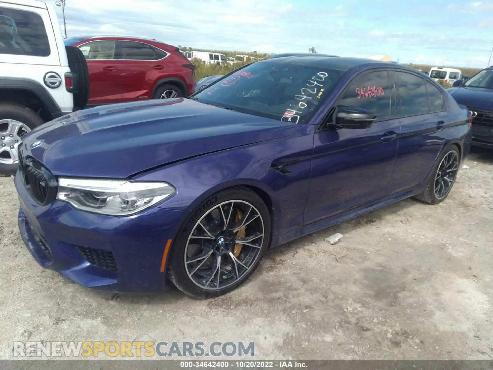 2 Photograph of a damaged car WBSJF0C57KB448682 BMW M5 2019
