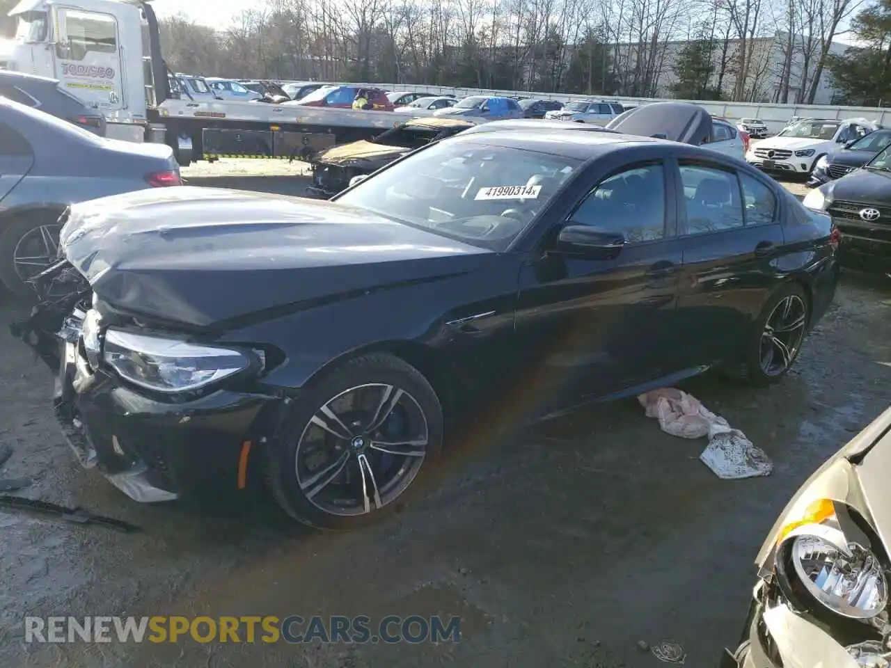 1 Photograph of a damaged car WBSJF0C58KB284939 BMW M5 2019