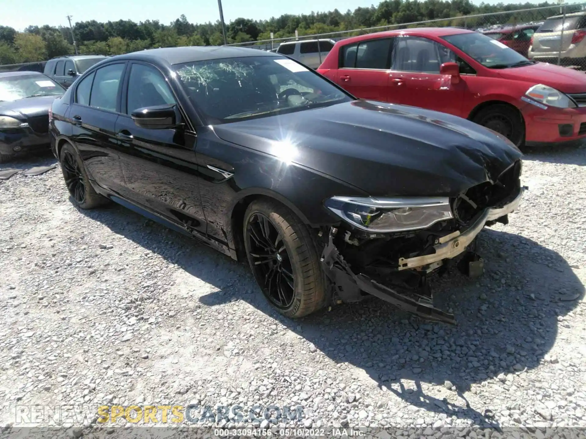 1 Photograph of a damaged car WBSJF0C58KB447685 BMW M5 2019