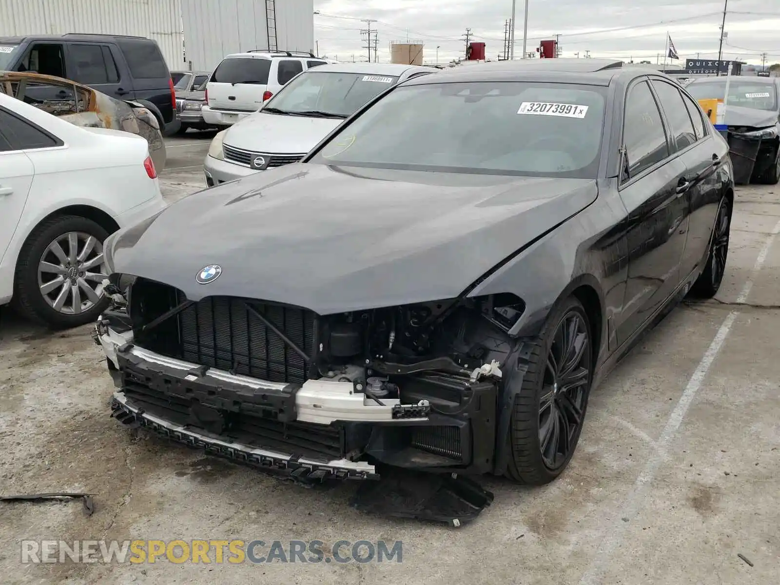 2 Photograph of a damaged car WBAJS7C00LCE13381 BMW M5 2020