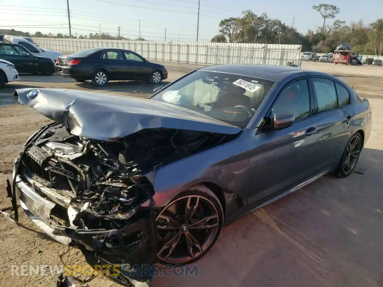 2 Photograph of a damaged car WBAJS7C01LBN96633 BMW M5 2020
