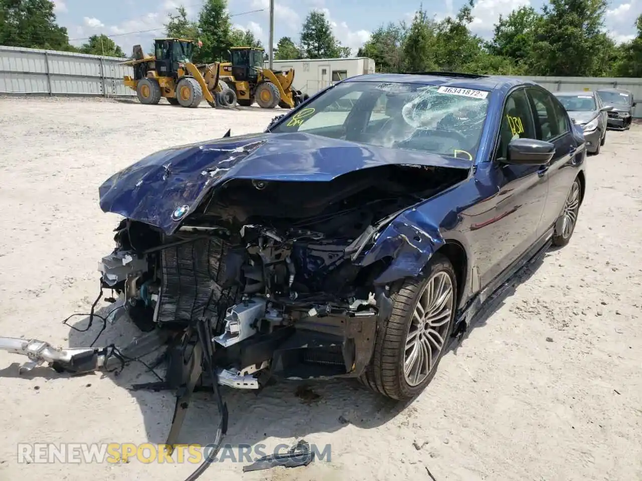 2 Photograph of a damaged car WBAJS7C02LBN96737 BMW M5 2020