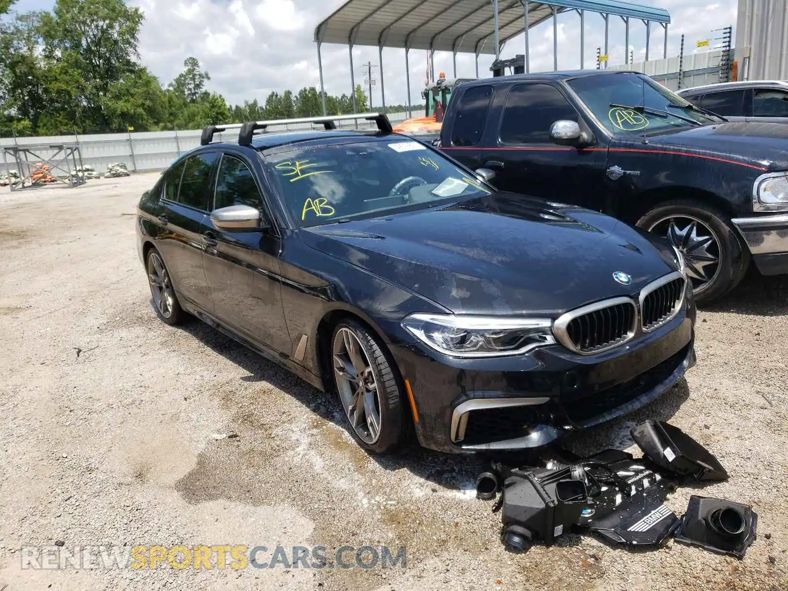 1 Photograph of a damaged car WBAJS7C03LCE78077 BMW M5 2020