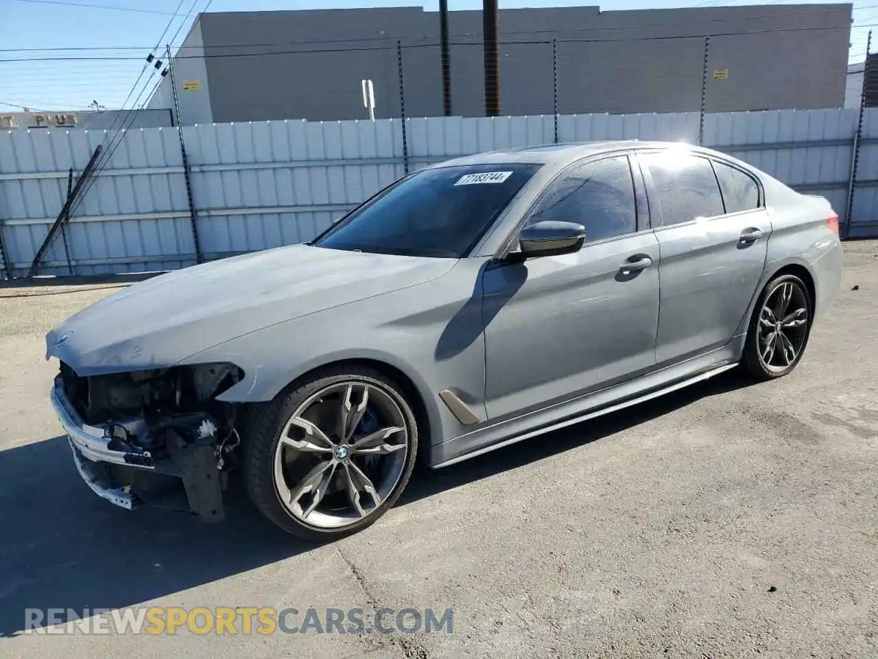 1 Photograph of a damaged car WBAJS7C07LCD45449 BMW M5 2020