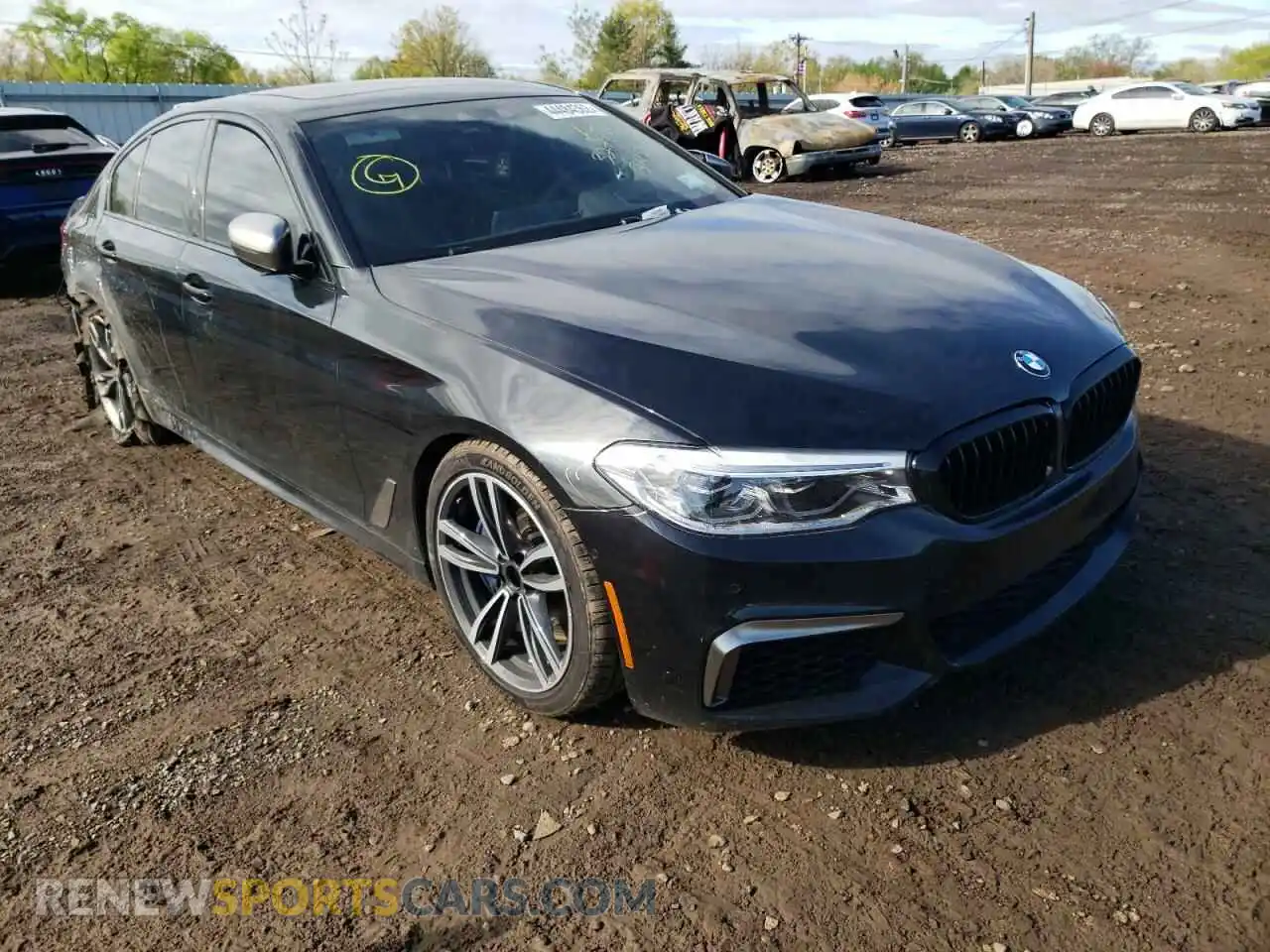 1 fotografías del automóvil dañado WBAJS7C08LBN96497 BMW M5 2020
