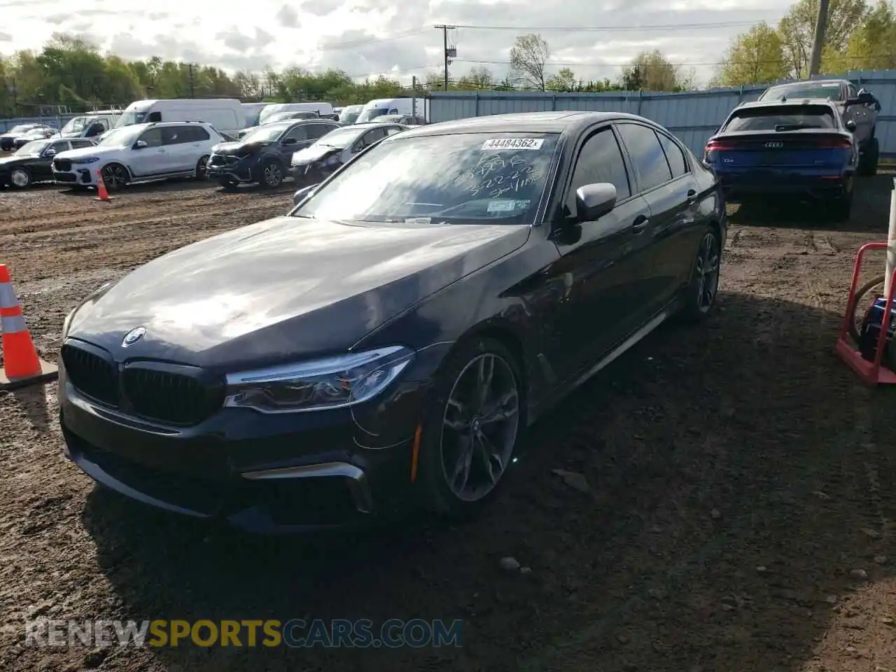 2 fotografías del automóvil dañado WBAJS7C08LBN96497 BMW M5 2020