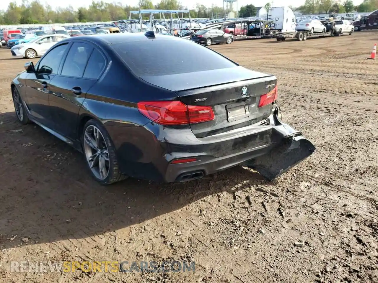 3 fotografías del automóvil dañado WBAJS7C08LBN96497 BMW M5 2020