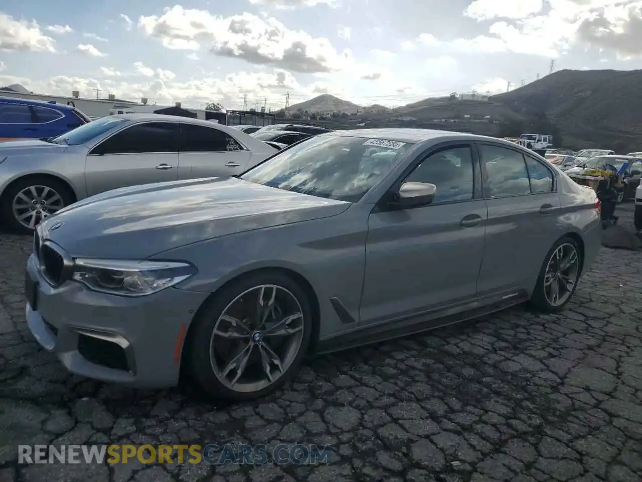 1 Фотография поврежденного автомобиля WBAJS7C0XLCD12803 BMW M5 2020